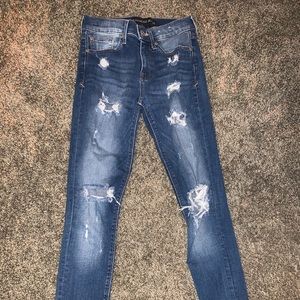 Express Distressed Jegging